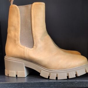 Call It Spring Beige Ankle Boots